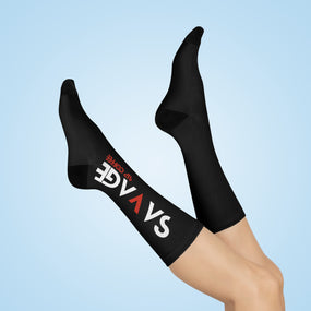 Savage Sip Cushioned Crew Socks