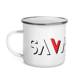 Savage Sip Enamel Mug