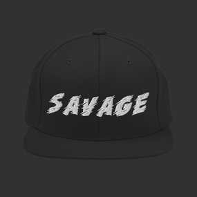 Snow White Savage Snapback Hat
