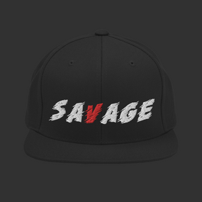 Savage Scratch Snapback Hat