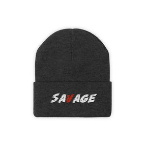Savage Scatch Knit Beanie