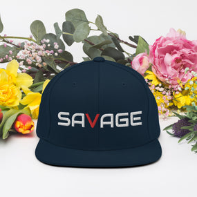 Slick Savage Snapback Hat Zero